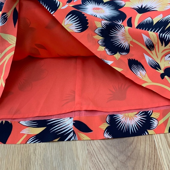 J. Crew Twist Back Hibiscus Print Dress - Picture 4 of 9